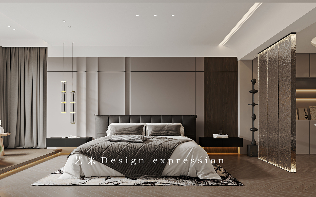 轻奢别墅-艺米效果图（图ZMzM4NjY0NTI4） - 家装设计 - 站酷设计师艺米空间视觉表现原创素材 - 站酷ZCOOL