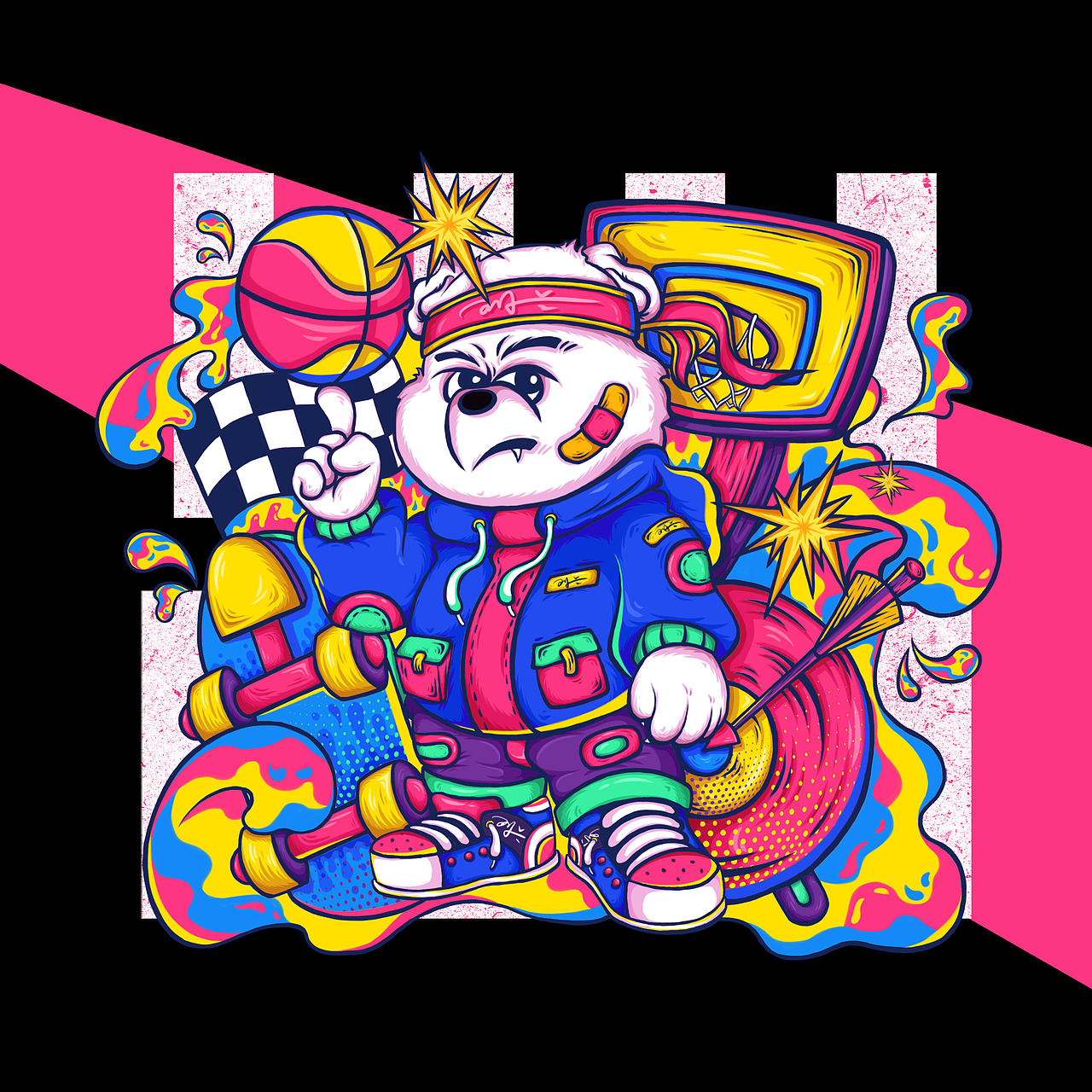 主K | 人物海报（图ZMzE4MDI2MTU2） - IP形象 - 站酷设计师吃完胖七斤原创素材 - 站酷ZCOOL