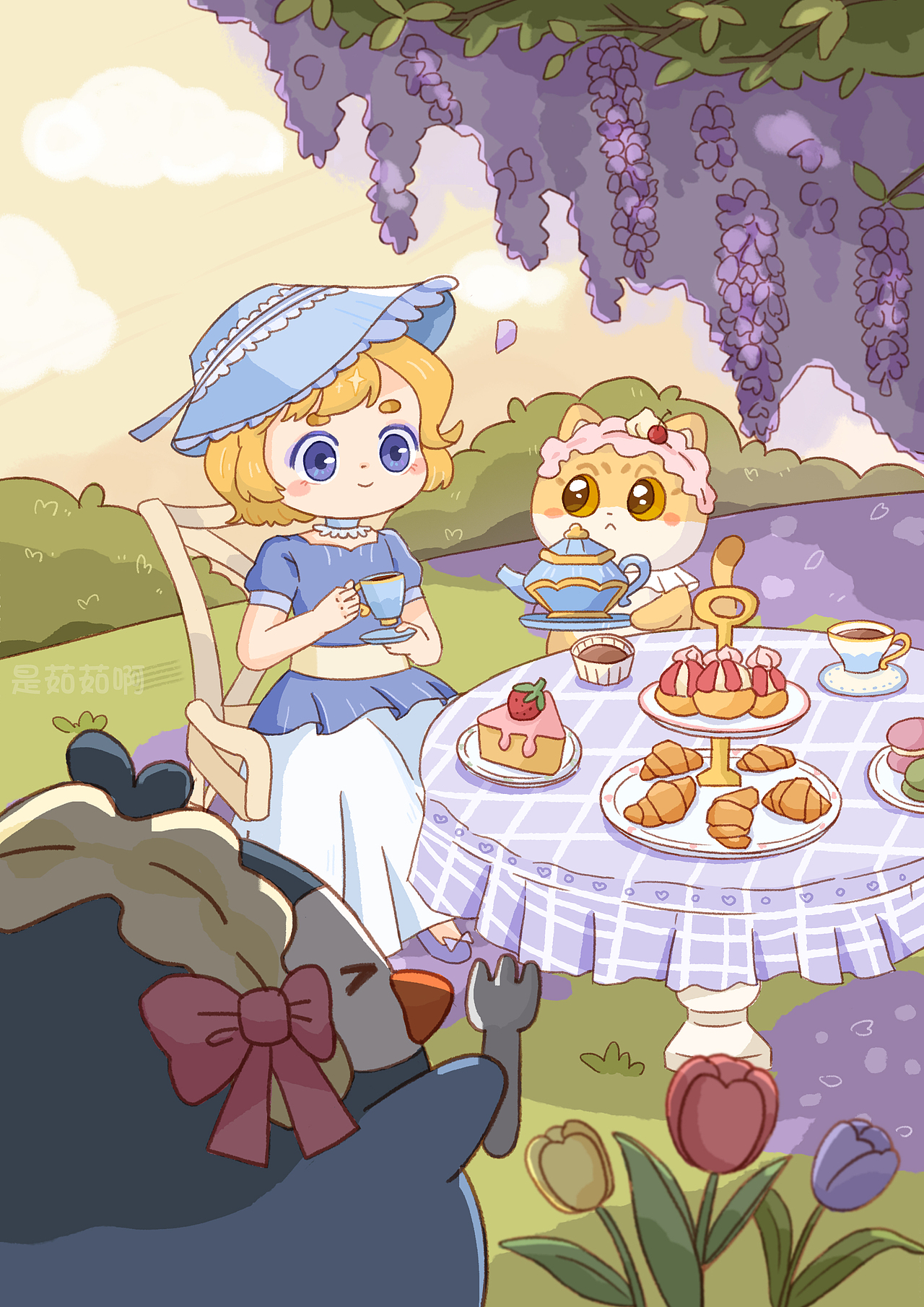 来一场春日茶话会吧（图ZMzM2NzkwOTQ0） - 创作习作 - 站酷设计师木木茹muru原创素材 - 站酷ZCOOL