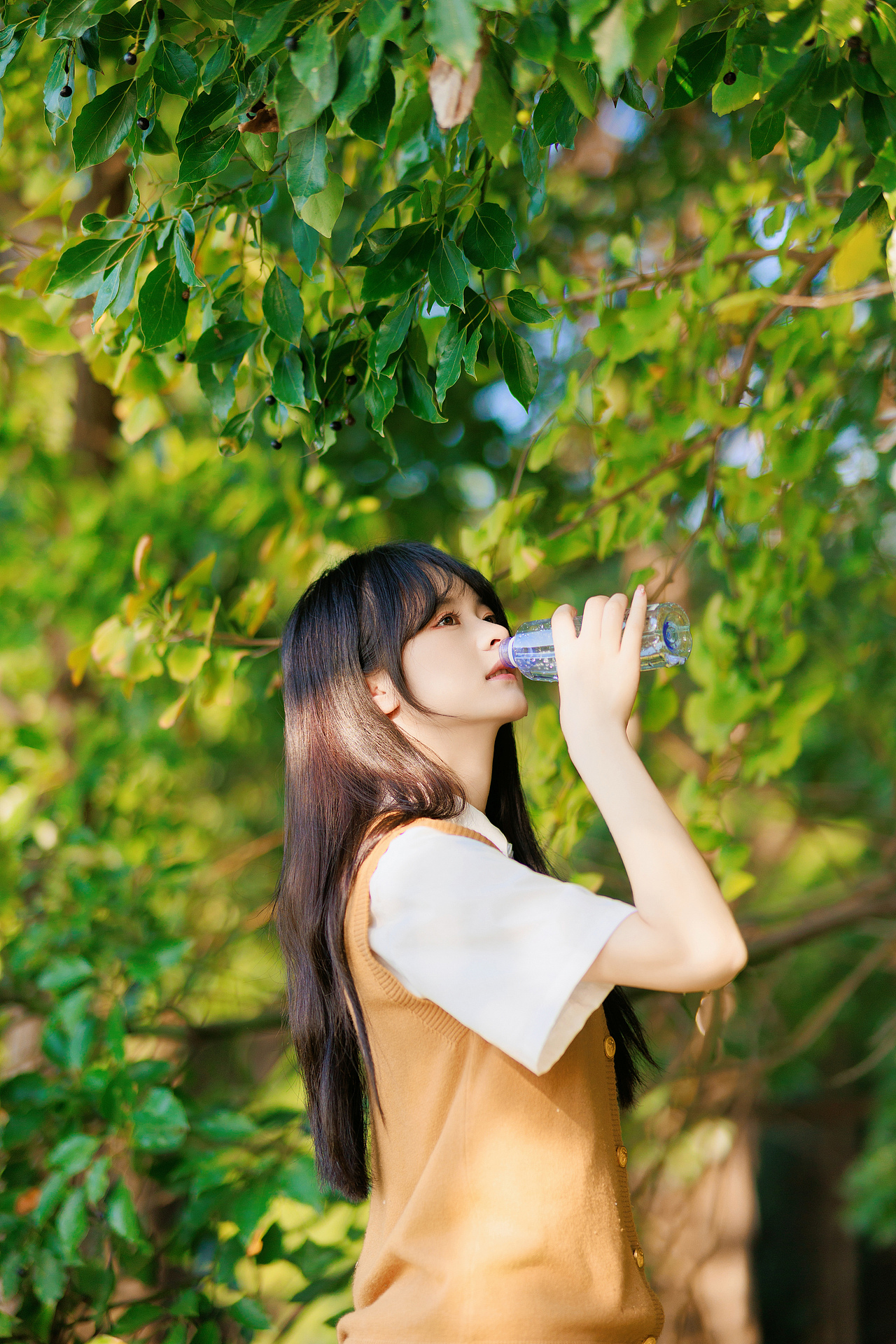 秋日来信（图ZMzU1MjM3NjI4） - 人像摄影 - 站酷设计师拾影饮月原创素材 - 站酷ZCOOL