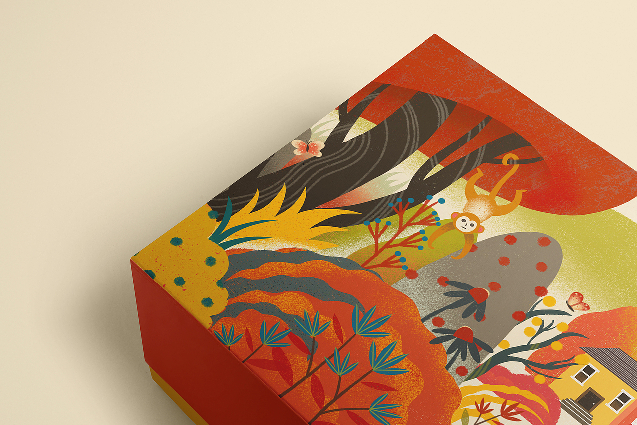 红林风光（图ZMzI1MTA4MDU2） - 商业插画 - 站酷设计师_SHUO原创素材 - 站酷ZCOOL