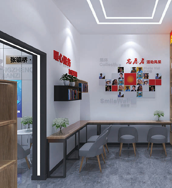 张镇桥惠邻先锋生活益站（图ZMzY5NjY5NTc2） - 商业空间设计 - 站酷设计师奔跑的美洲璐原创素材 - 站酷ZCOOL