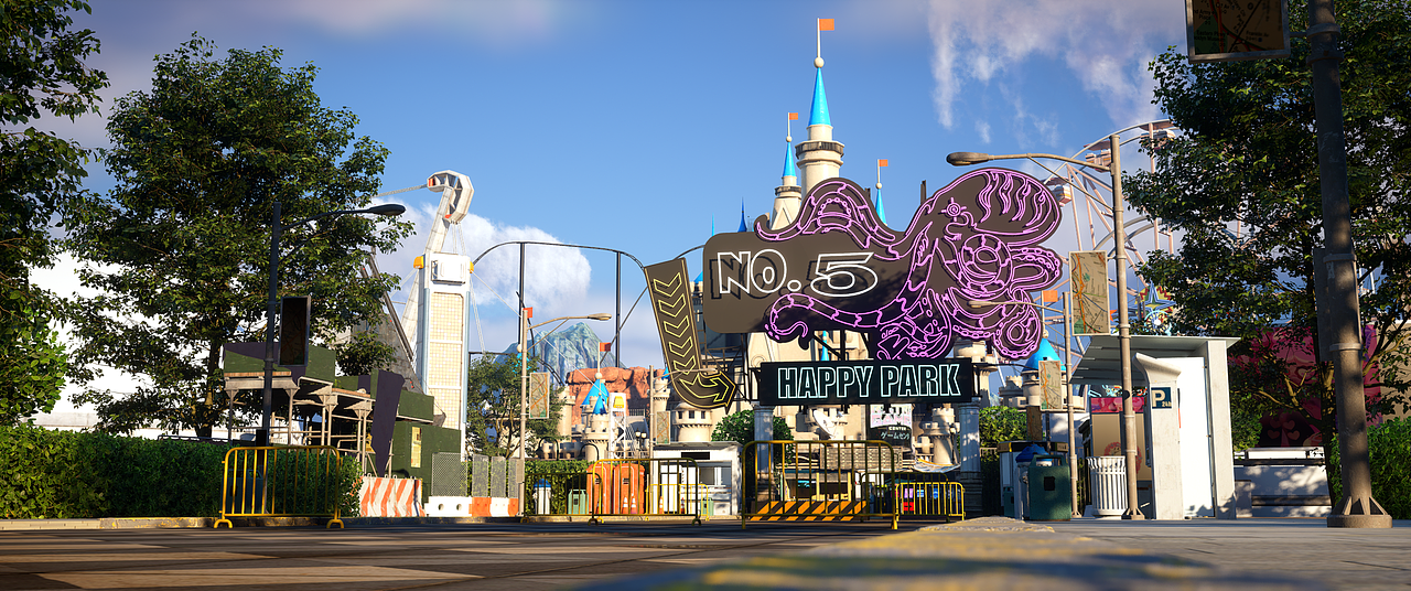 Happy Park_UE5_场景（图ZMzI5NTA2ODY0） - 动画/影视 - 站酷设计师Laixrk原创素材 - 站酷ZCOOL