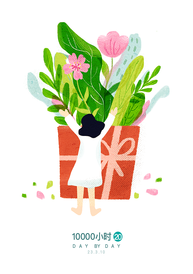 每日绘画周总结/我的10000个小时（图ZMzM2MDM0Mzc2） - 儿童插画 - 站酷设计师鹿鸣溪原创素材 - 站酷ZCOOL