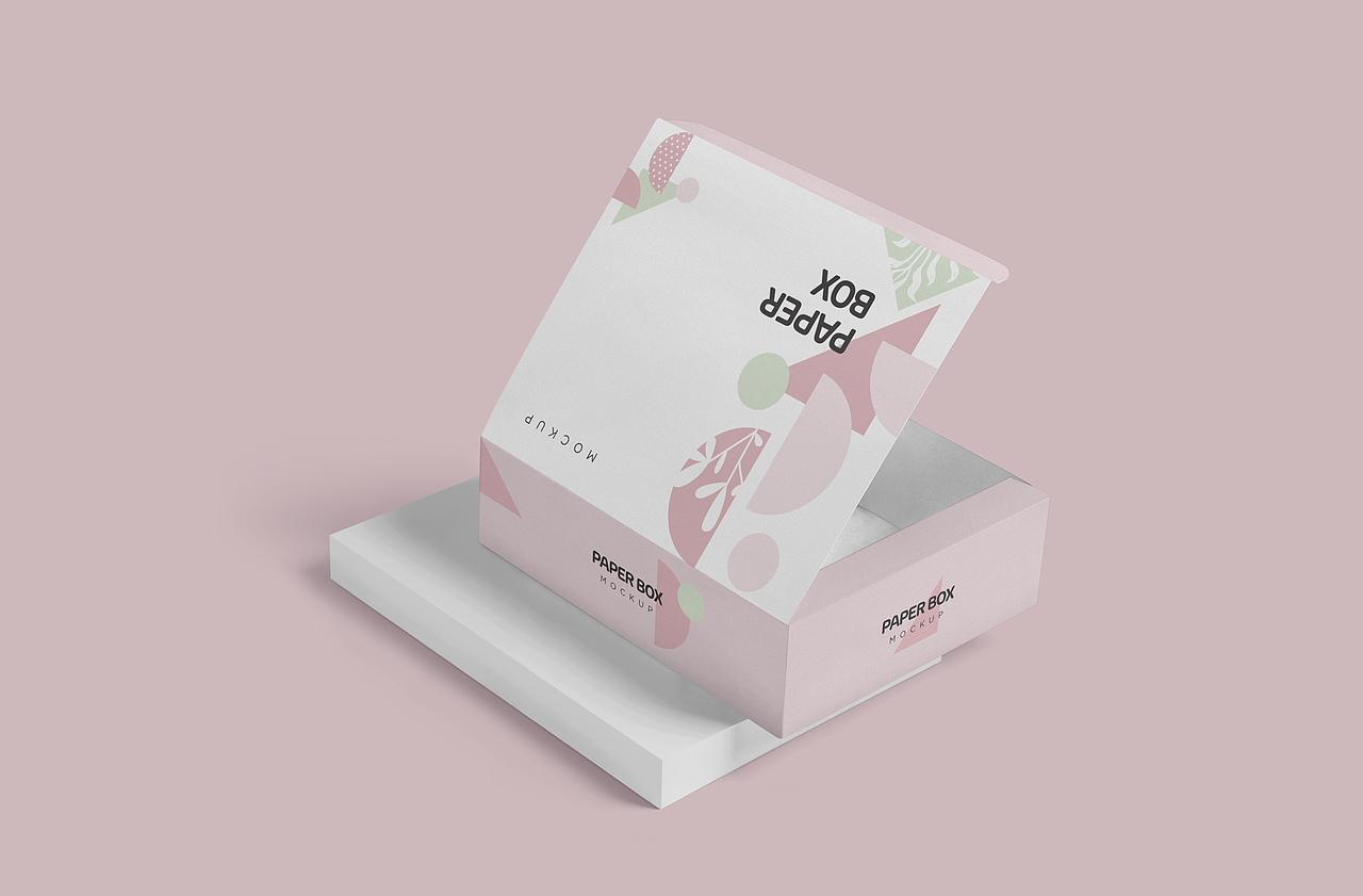 【枫思原创】礼品盒品牌VI包装设计样机