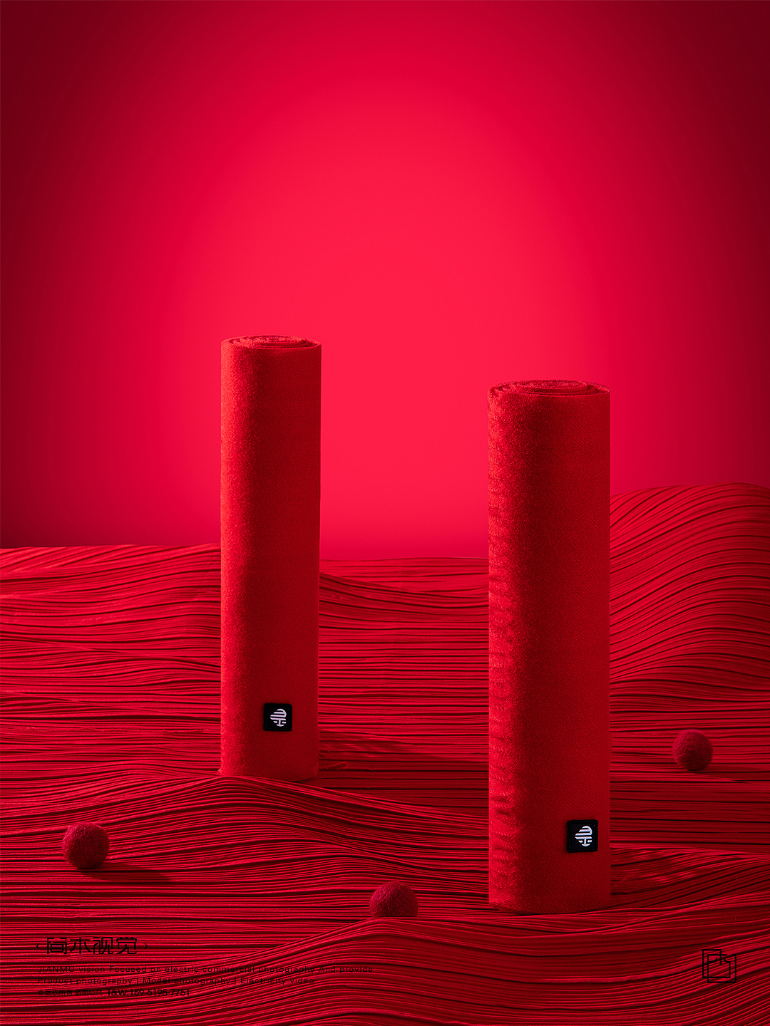 帽子产品创意摄影丨海澜之家×简木视觉 配件围巾手套