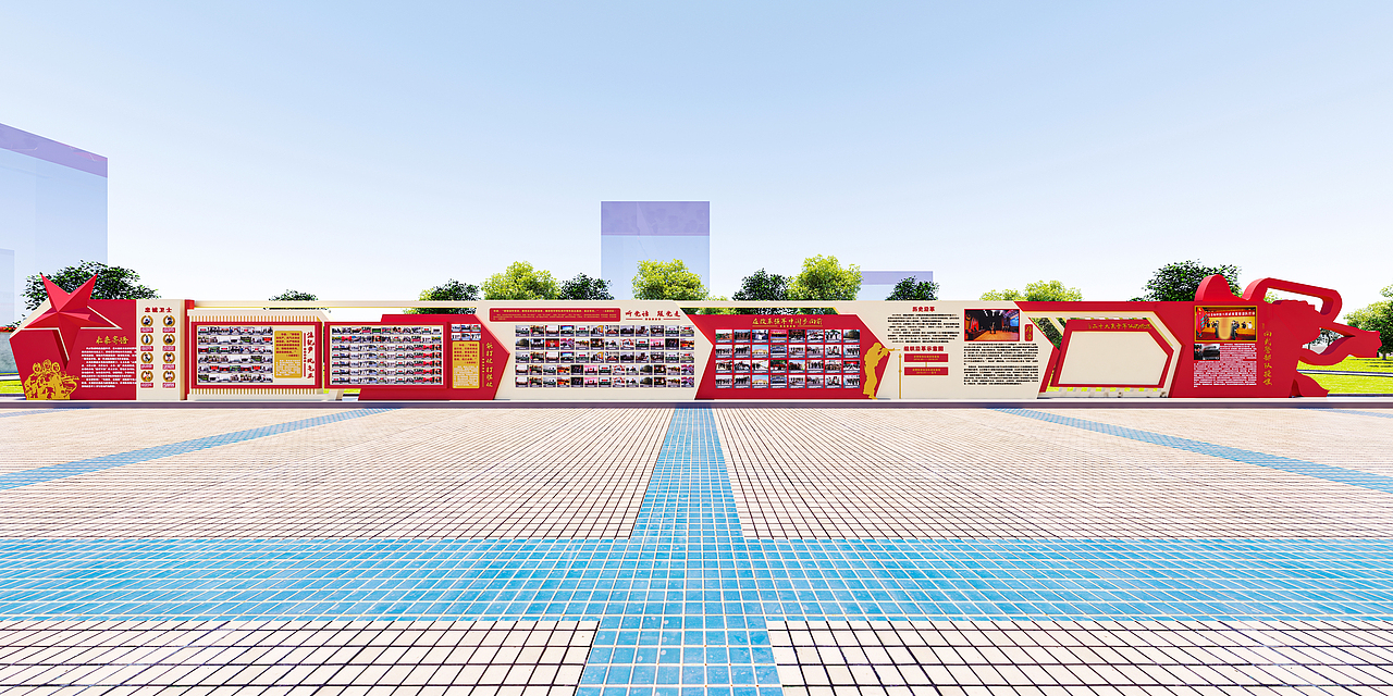 教育长廊（图ZMzI2OTI3MjM2） - 展陈设计 - 站酷设计师丁点文化原创素材 - 站酷ZCOOL