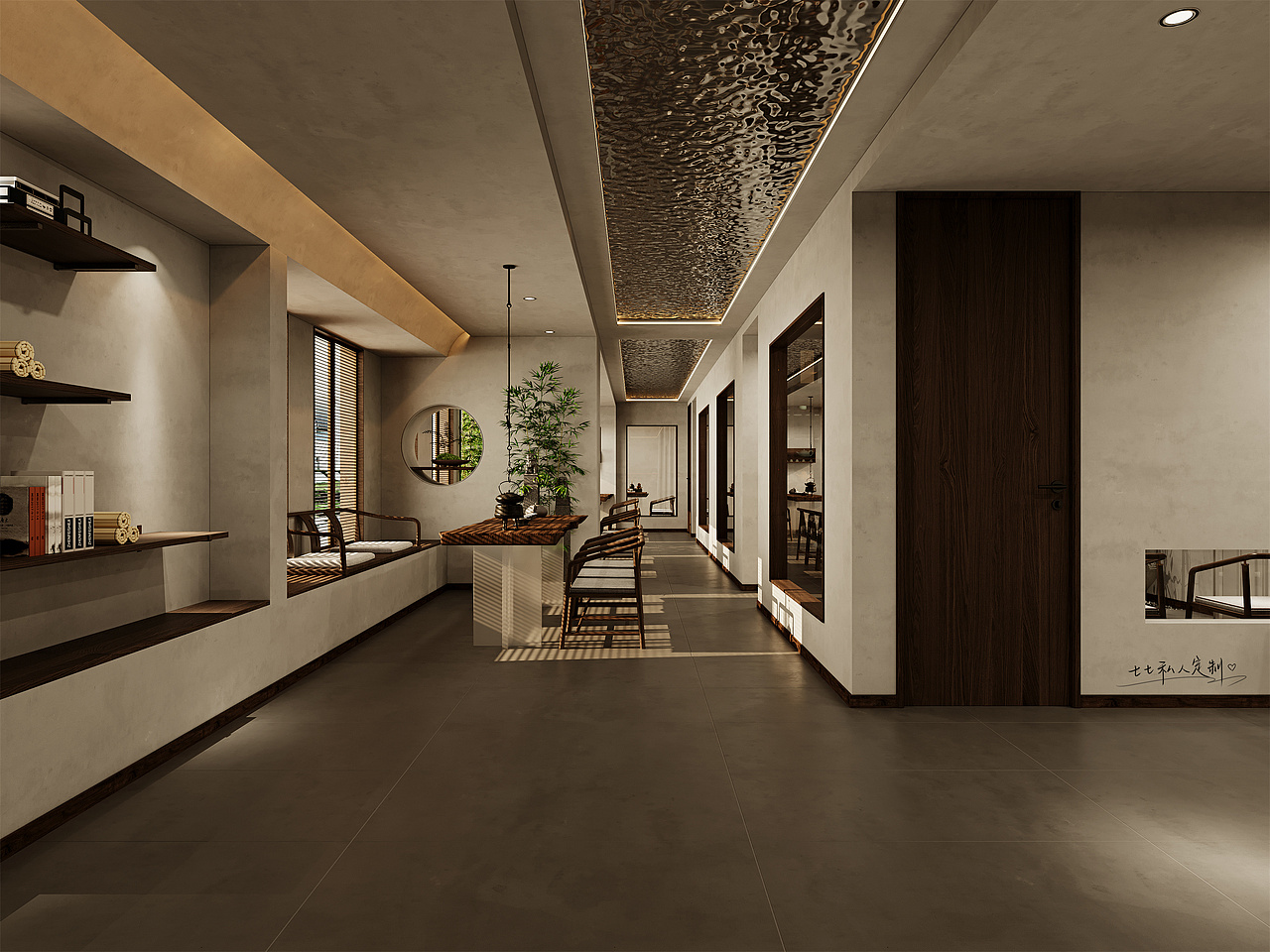 茶室设计|一室、一席,素净无华,静穆清雅