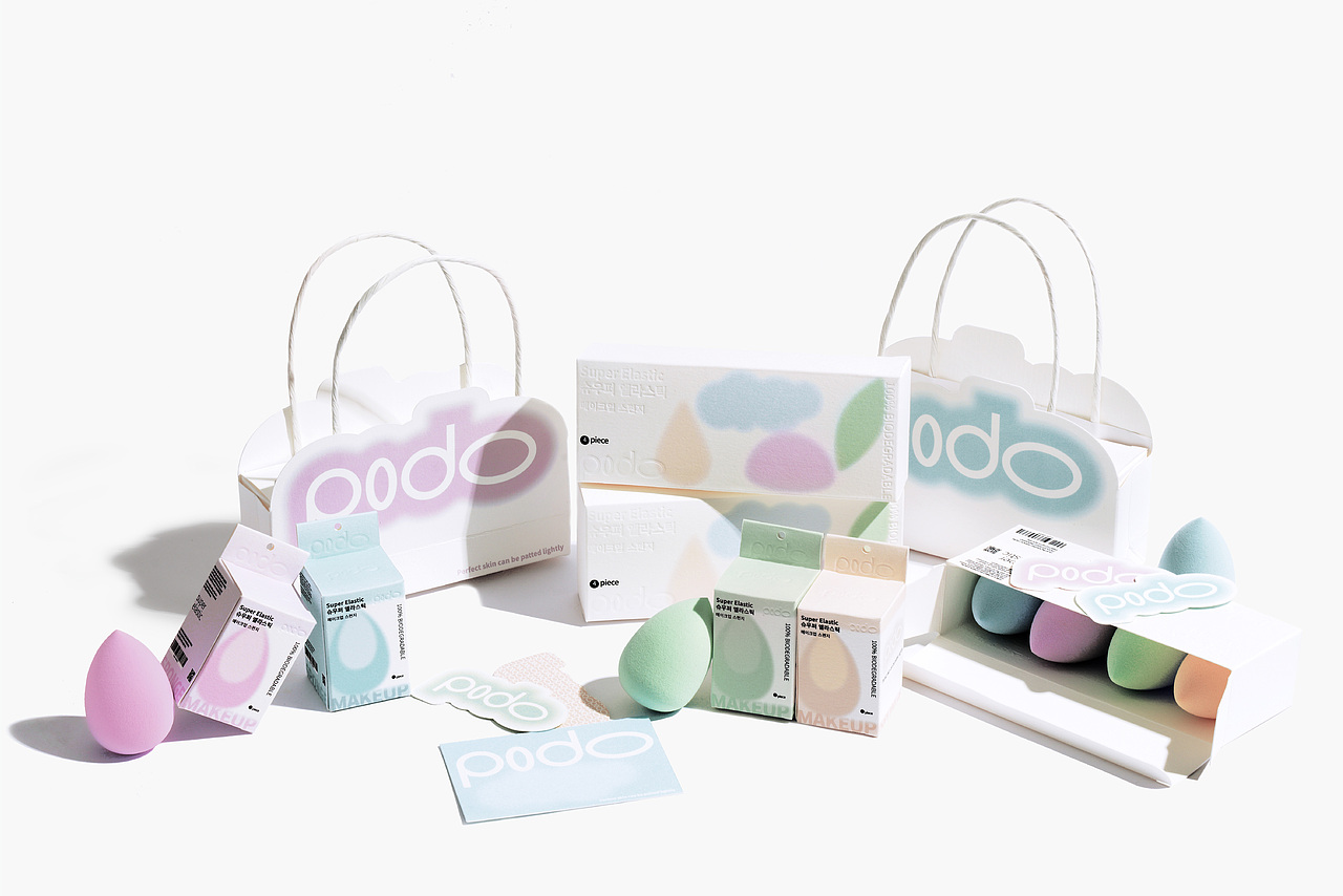 podo美妆蛋品牌包装设计