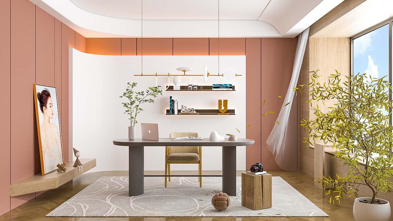 #WOW用OC商业室内渲染