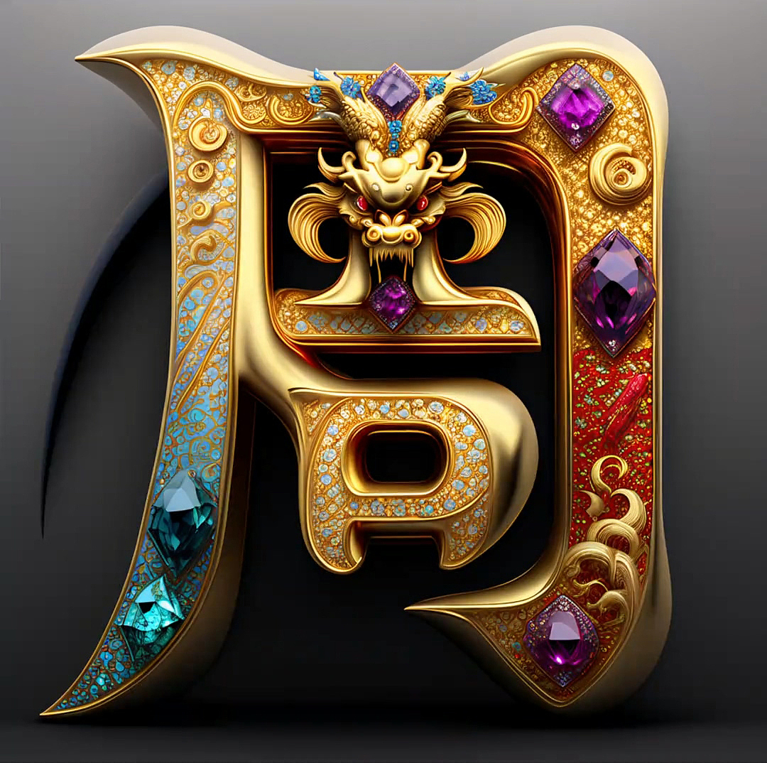 姓氏艺术字“我用2年时间”设计了全国姓氏logo头像