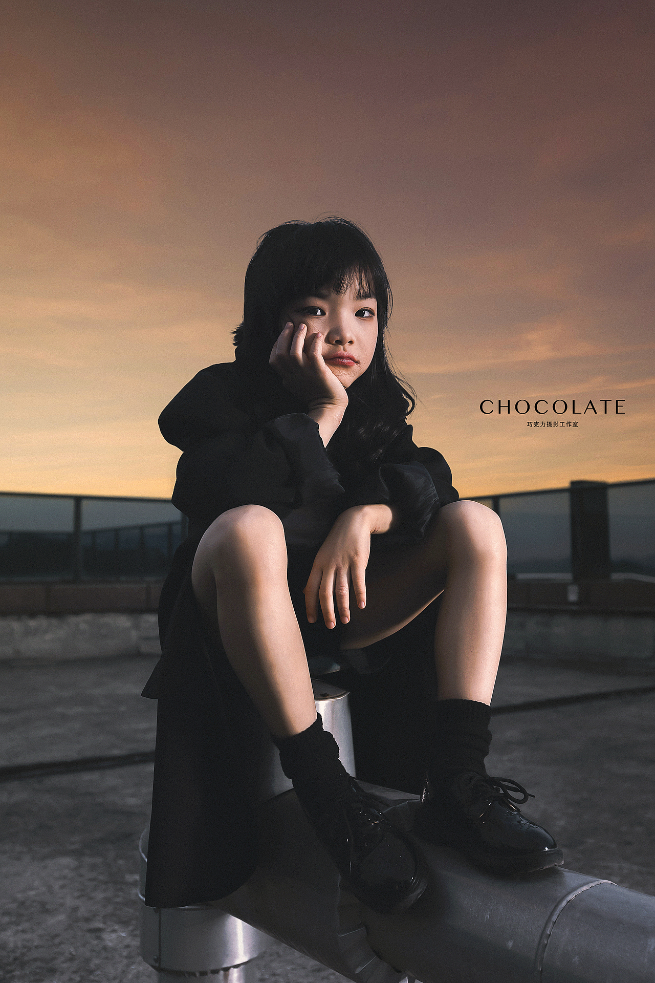 天台拍照可以这么酷!