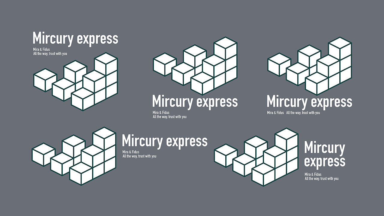 Mircury express物流品牌LOGO提案