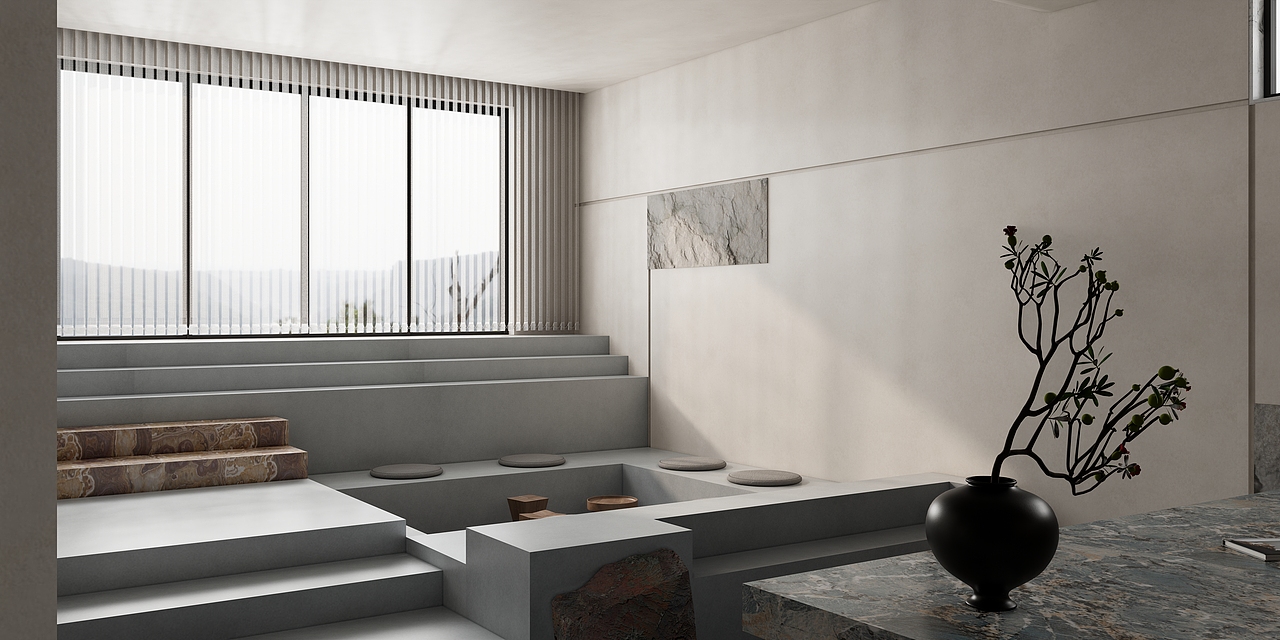 【微视设计&设计管家】1200/长沙/自建别墅/诧寂风（图ZMzQyNDg5NjIw） - 家装设计 - 站酷设计师微视设计管家原创素材 - 站酷ZCOOL