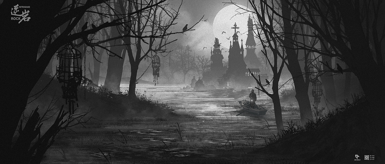 《黑白气氛图》 (3) | 北斗北学馆·基础班学员作品（图ZMzMzOTU3MTE2） - 概念设定 - 站酷设计师北斗北学馆原创素材 - 站酷ZCOOL