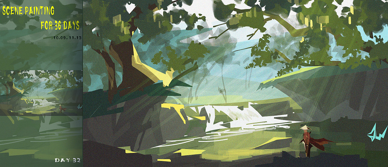 36天场景速途练习打卡（图ZMzIyOTIxNTE2） - 游戏原画 - 站酷设计师JW733原创素材 - 站酷ZCOOL