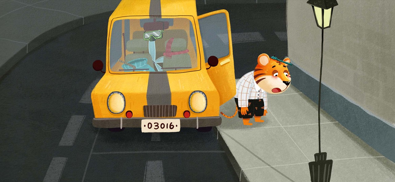 虎年-打工人的一天（圖ZMzE5NTU1NDQ0） - 繪本 - 站酷設(shè)計師爬行的胖鳥兒原創(chuàng)素材 - 站酷ZCOOL