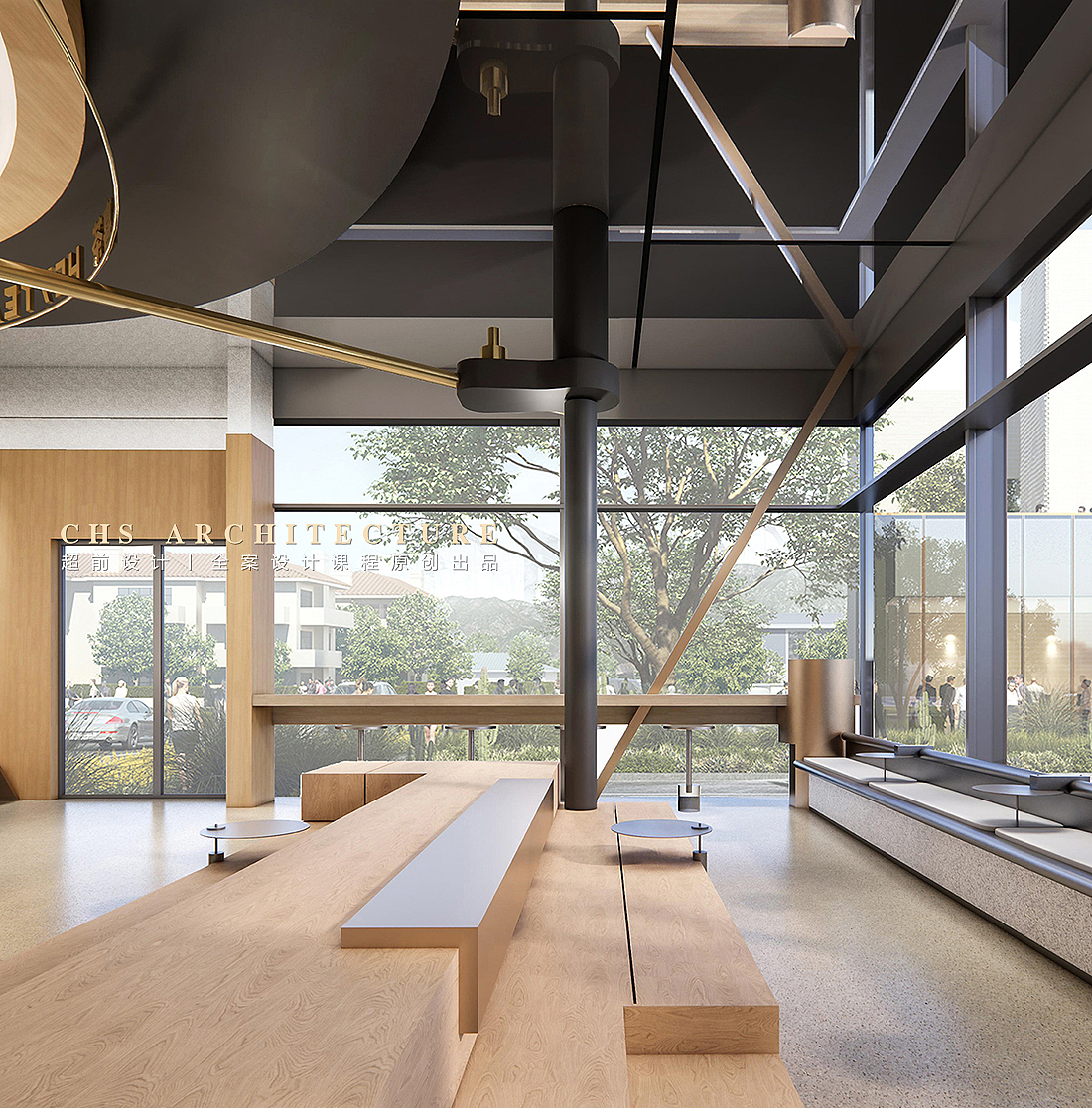 黑胶时代·茶饮店全案设计X 超前设计CHS ARCHITECTURE