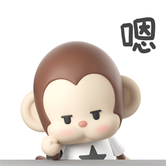LuckyMonkey3d表情包（图ZMzMwMTM2MDQ0） - IP形象 - 站酷设计师瘦鱼567原创素材 - 站酷ZCOOL