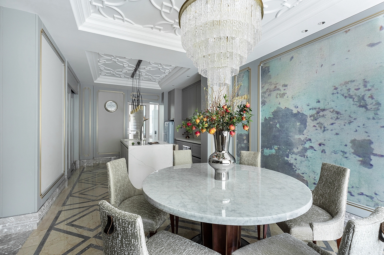 400平方米优雅法式,浪漫精致