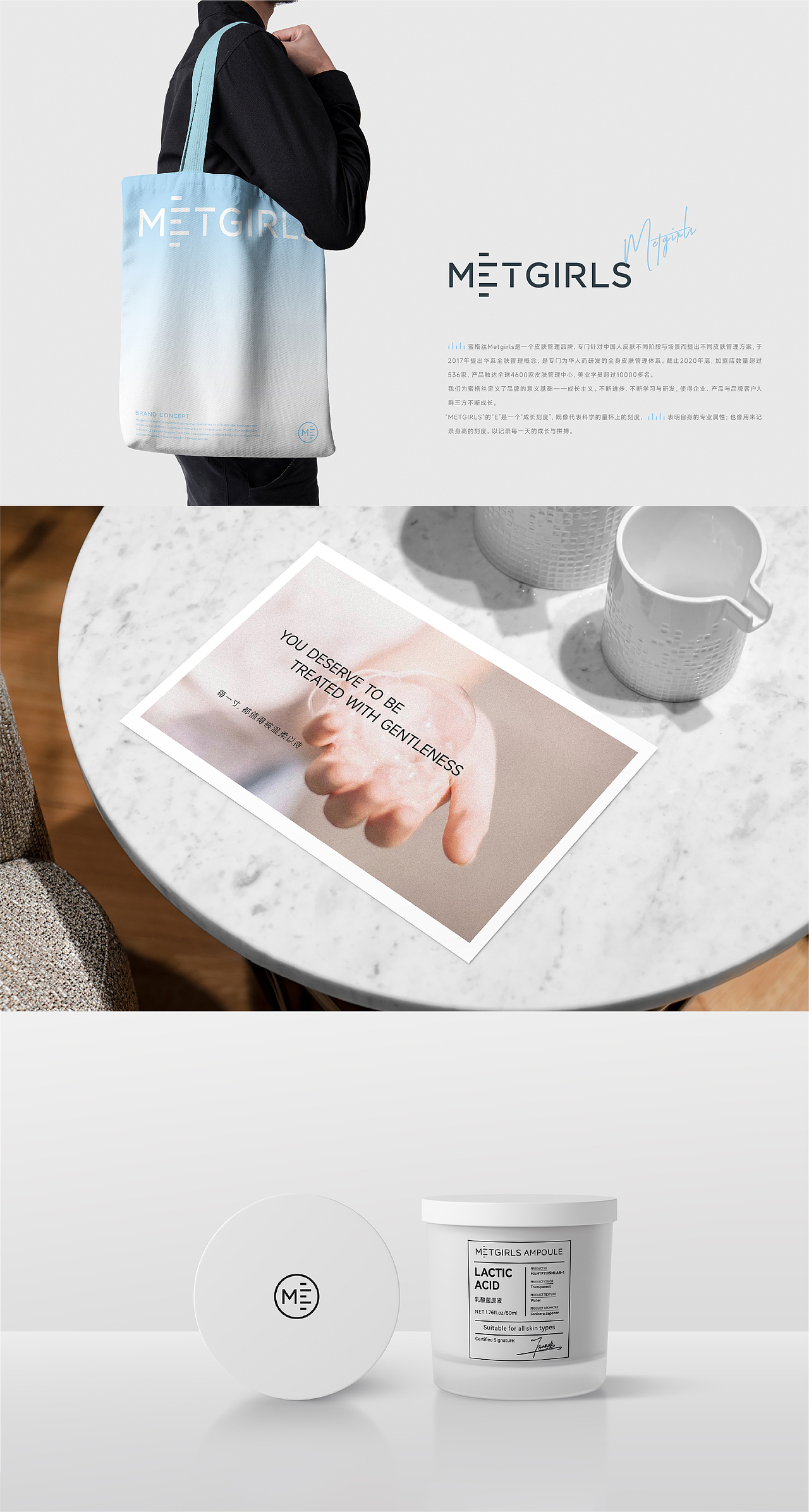 METGIRLS护肤品 | 品牌视觉设计
