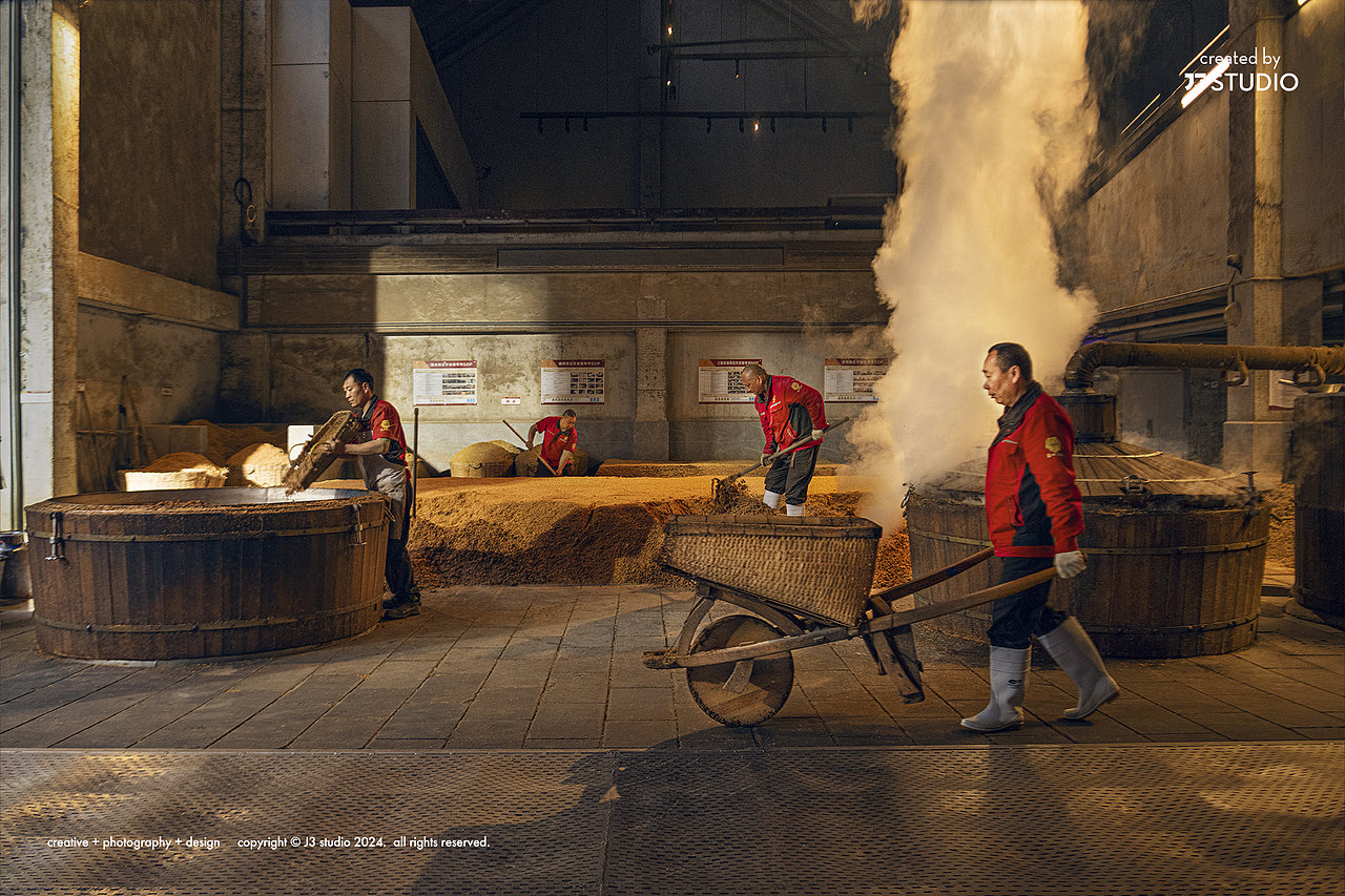 白酒酿造工艺拍摄 / 水井坊:一瓶好酒的诞生