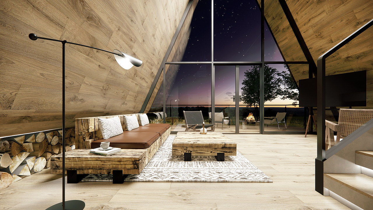 民宿设计 | 复式木屋·星空营地