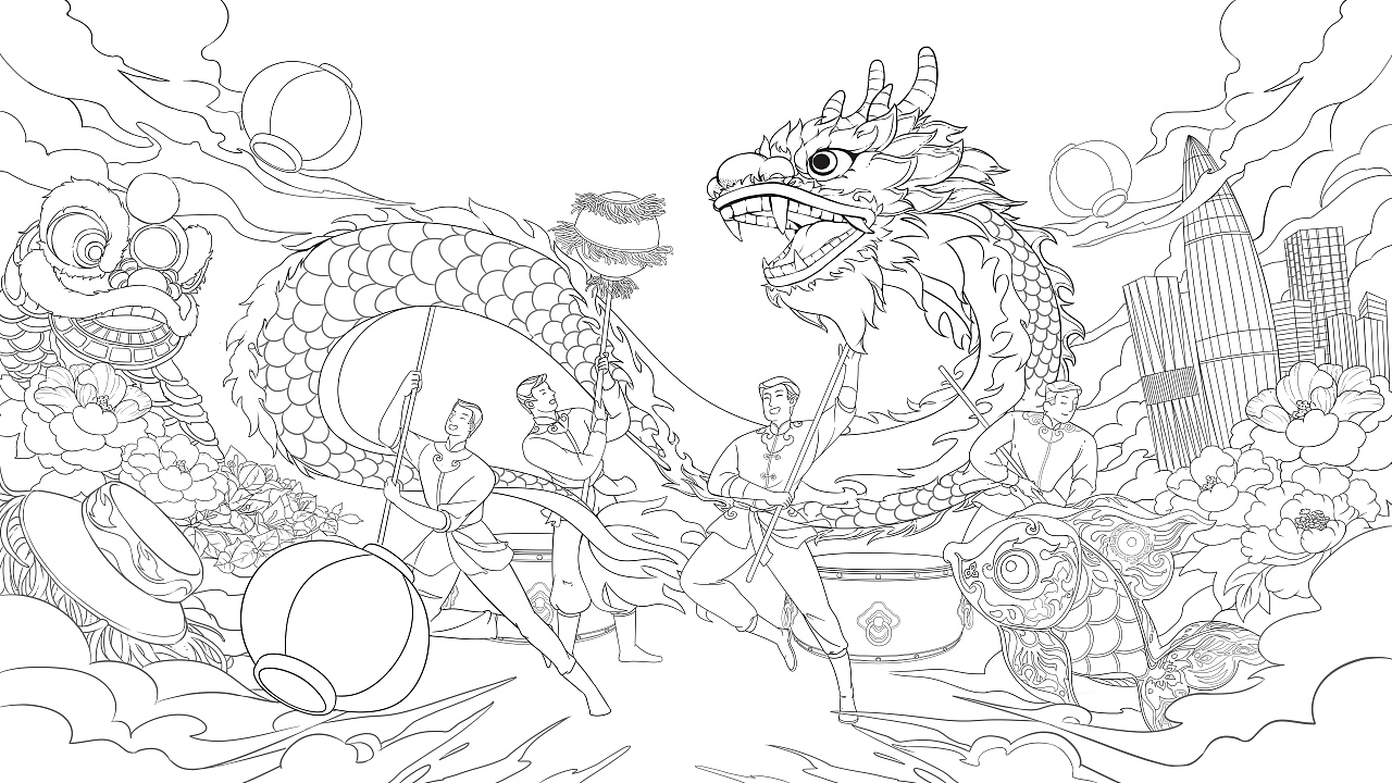 新年插画丨庆丰年（图ZMzYwODk4Mjcy） - 商业插画 - 站酷设计师菜菜的匣子原创素材 - 站酷ZCOOL