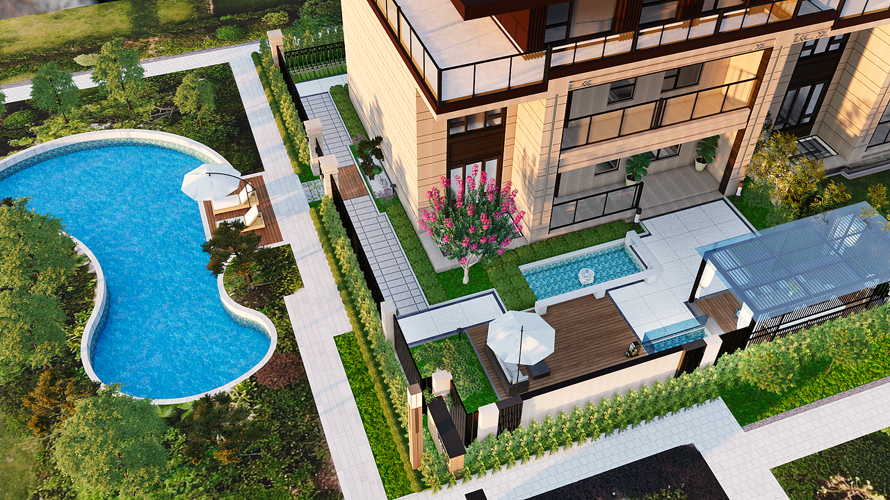 中梁一号排屋庭院设计(2021)