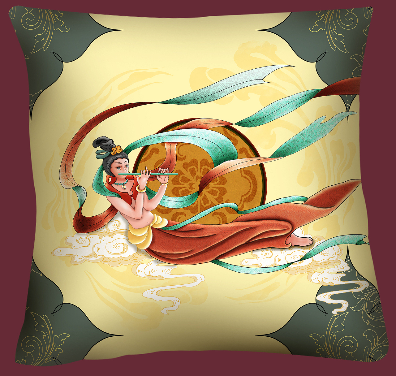 抱枕印刷图案版权作品发布