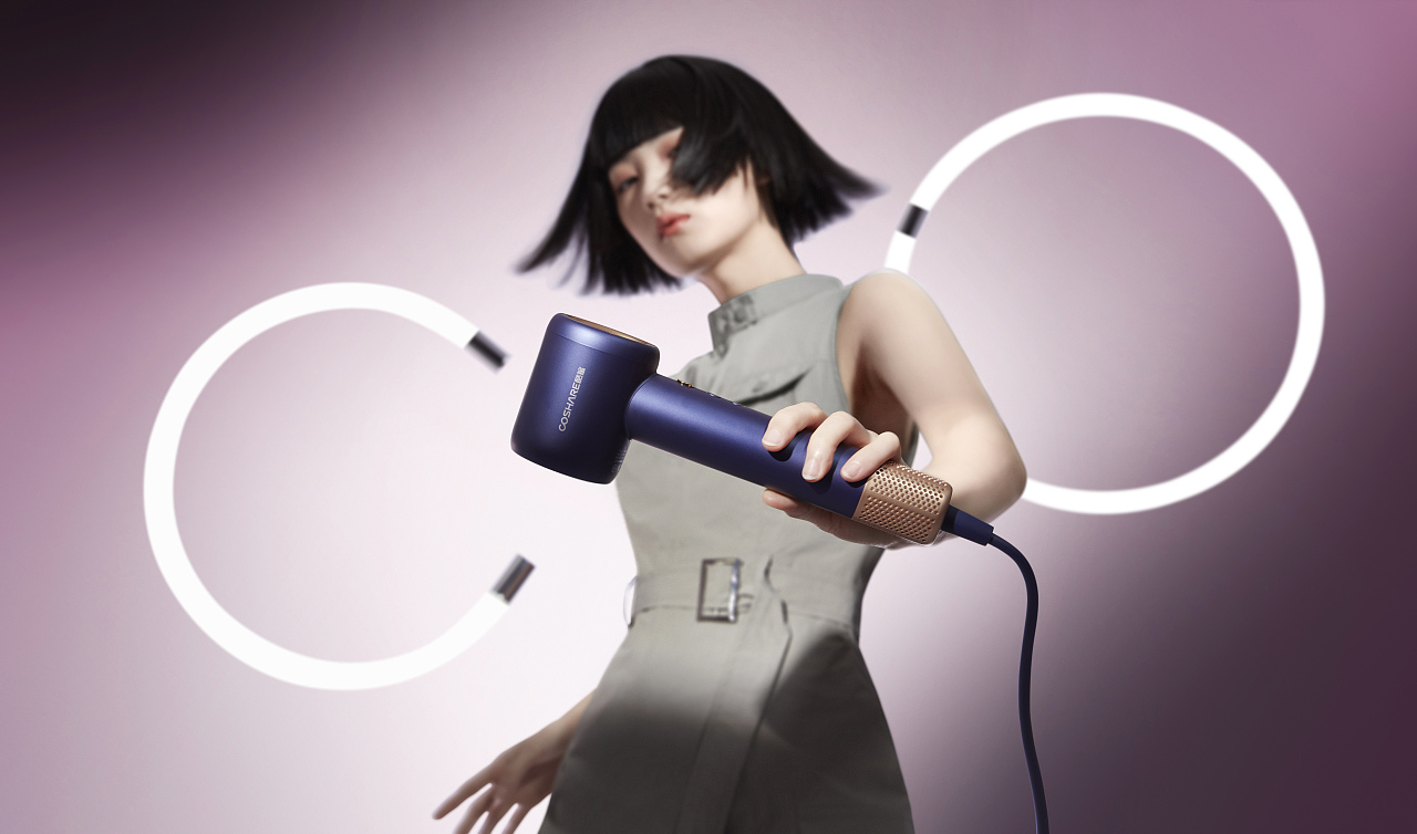 吹风机拍摄-cos酷鲨吹风机全案（图ZMzU4MDkyOTg0） - 产品摄影 - 站酷设计师AD阿得原创素材 - 站酷ZCOOL