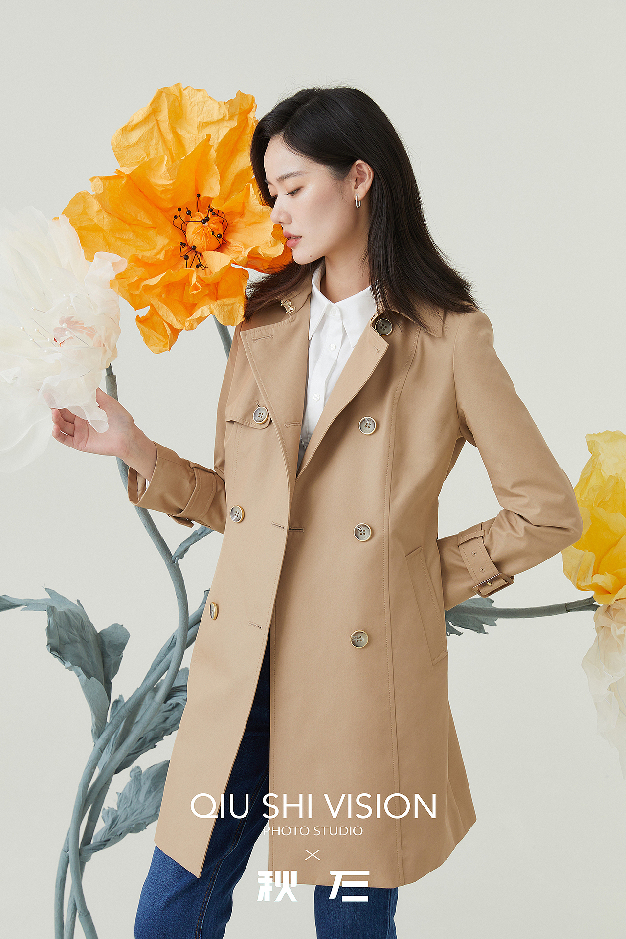 呢大衣棚拍prich