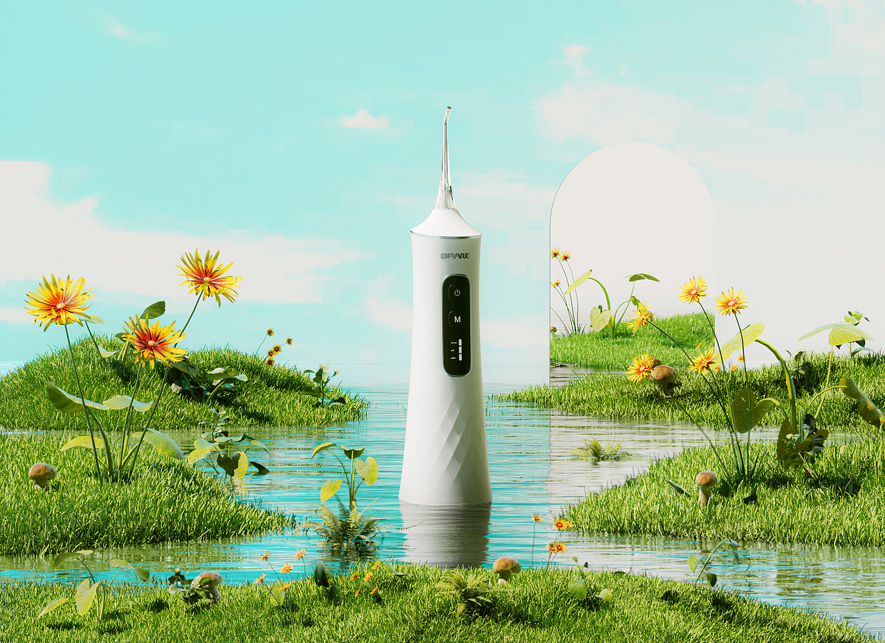 冲牙器渲染（图ZMzEyNjYyNDYw） - 产品 - 站酷设计师Schuylerl原创素材 - 站酷ZCOOL