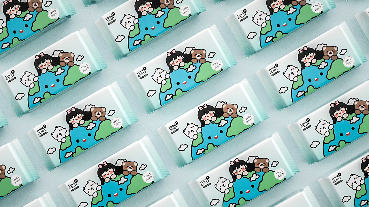 有趣的洗脸巾设计（图ZMzI0NjEzODcy） - 包装 - 站酷设计师泓66原创素材 - 站酷ZCOOL