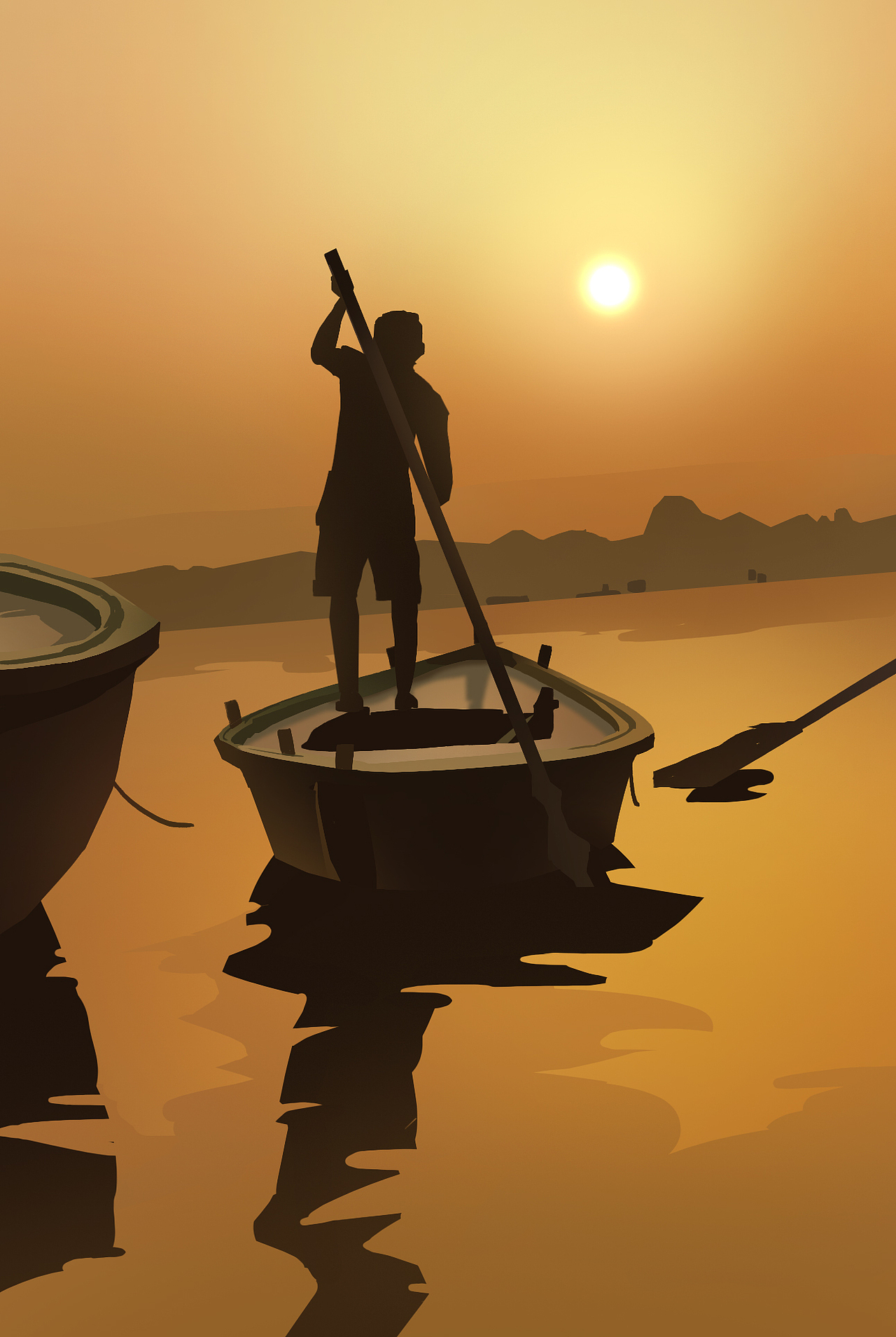 速涂作品《光影》