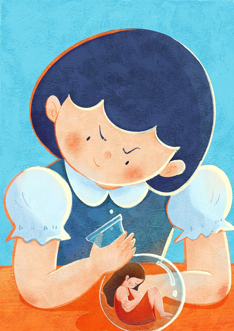 终于正向的自己和负面的自己认识到我们应该和解，接纳彼此的存在。