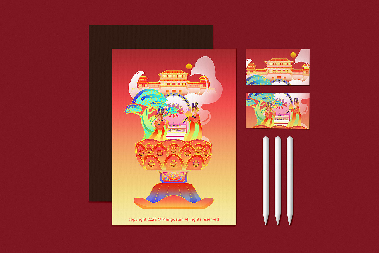 国潮海报（图ZMzAwNDI5ODE2） - 创作习作 - 站酷设计师是小山竹啊原创素材 - 站酷ZCOOL