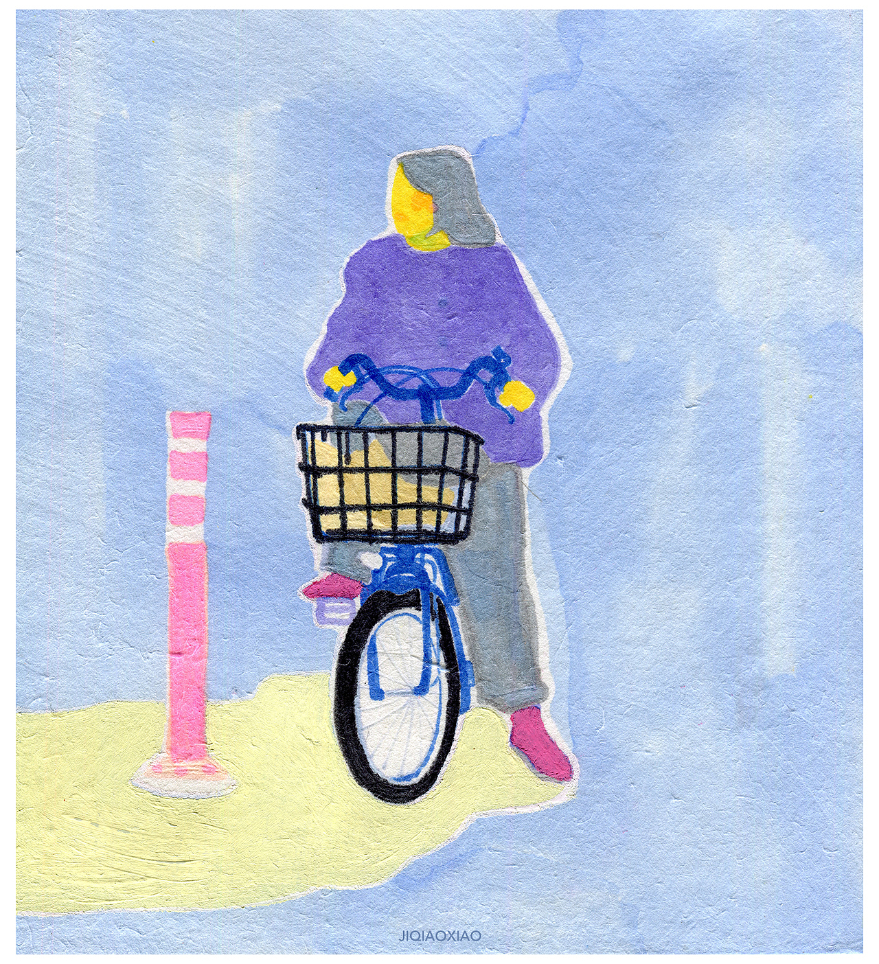 东京台东区的宽永寺附近的一家很老的咖啡店叫kayaba coffee。下午四点钟,门口停着等待过红绿灯的三俩个午后外出的家庭主妇。