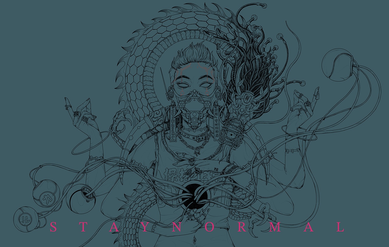 賽博龍年（圖ZMzQwMDkwNzcy） - 創(chuàng)作習(xí)作 - 站酷設(shè)計(jì)師RUKA7008原創(chuàng)素材 - 站酷ZCOOL