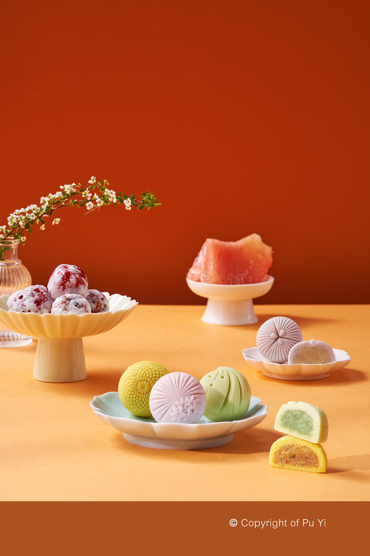 深圳美食摄影「 蔡澜花花世界 」中式点心礼盒拍摄