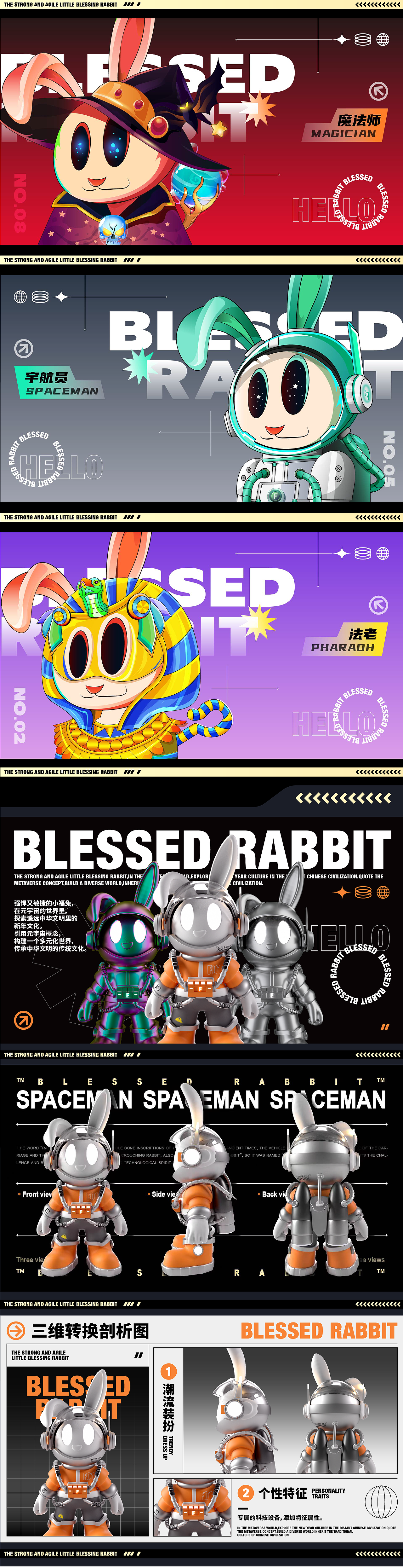 元宇宙兔子-NFT数字藏品（图ZMzE0OTA5MDg4） - IP形象 - 站酷设计师咸小甜原创素材 - 站酷ZCOOL