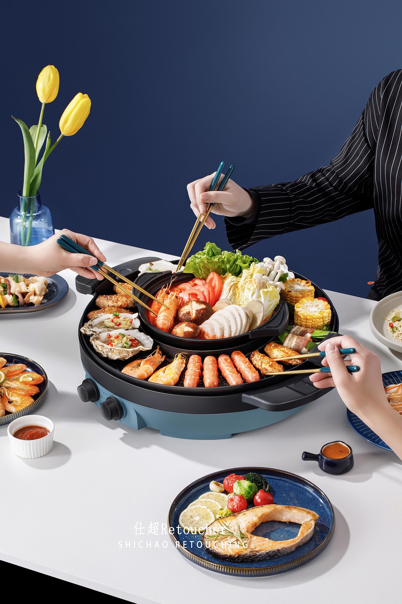 烧烤盘产品精修图