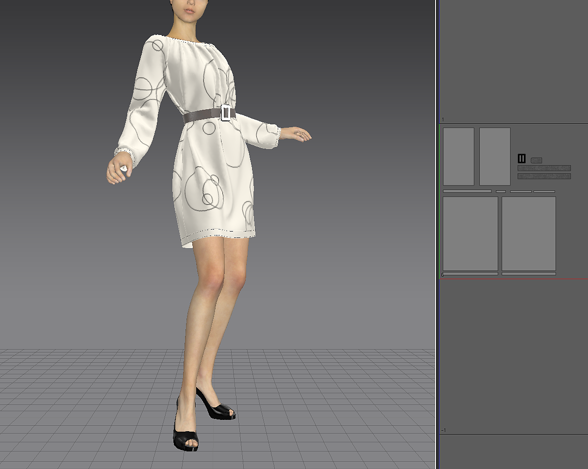 虚拟服装-腰带(by MD)