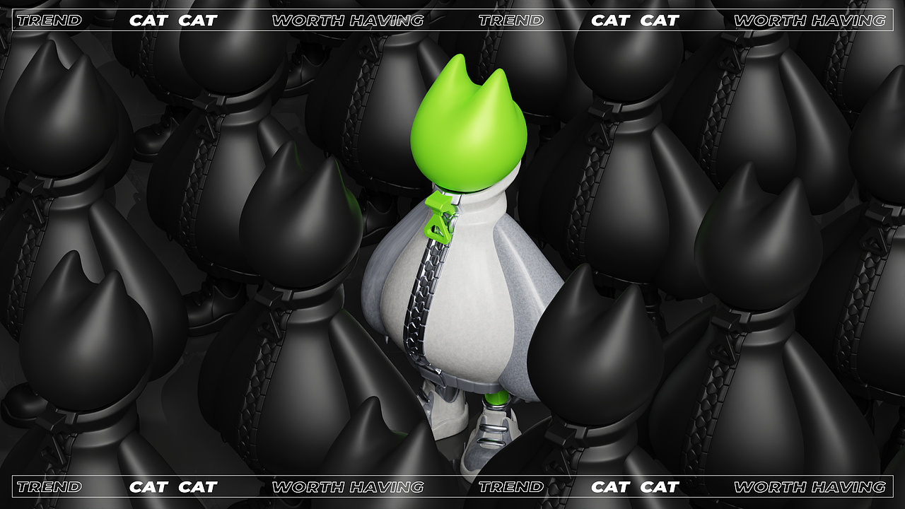 特猫IP-我是最酷的猫咪NFT元宇宙潮玩