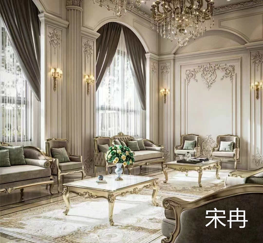 欧式典雅设计风格，华丽奢华气质，宫殿风