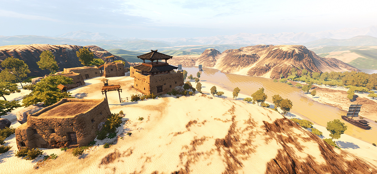 【衣谷三国概念设定】场景地编截图（一）（图ZMzIzOTQ4ODE2） - 概念设定 - 站酷设计师疾风Shawk原创素材 - 站酷ZCOOL