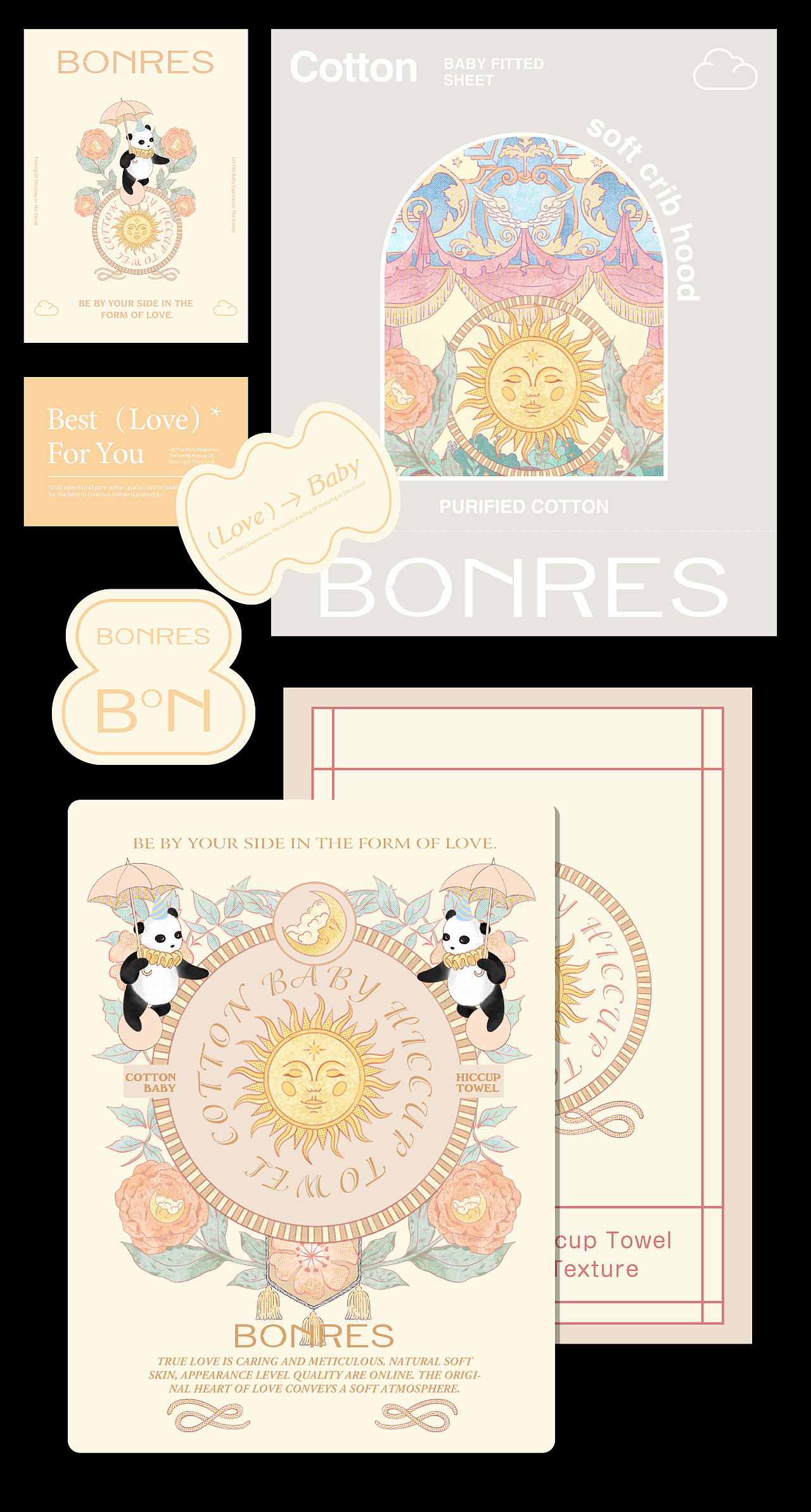 《BONRES邦尔伯》品牌设计——以爱的形态陪伴在身边