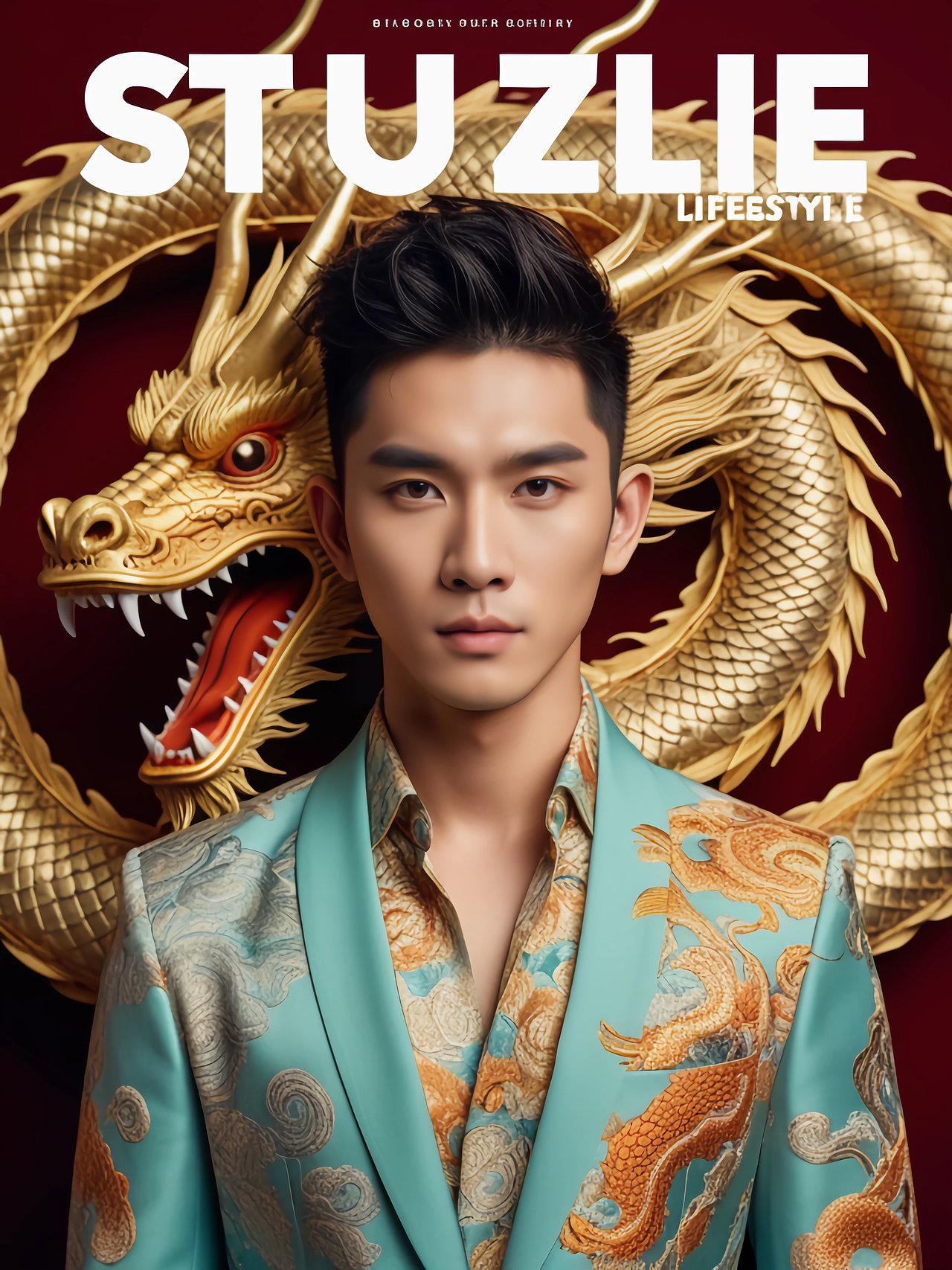 龙年时尚杂志--AI封面（图ZMzU5MzA3NjMy） - AI作品 - 站酷设计师小图的三维原创素材 - 站酷ZCOOL