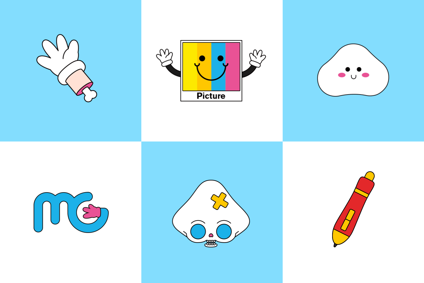 MasterGo IP 设计一起创造——水母头MG（图ZMzA0Njc2MjA4） - IP形象 - 站酷设计师H_Monet原创素材 - 站酷ZCOOL