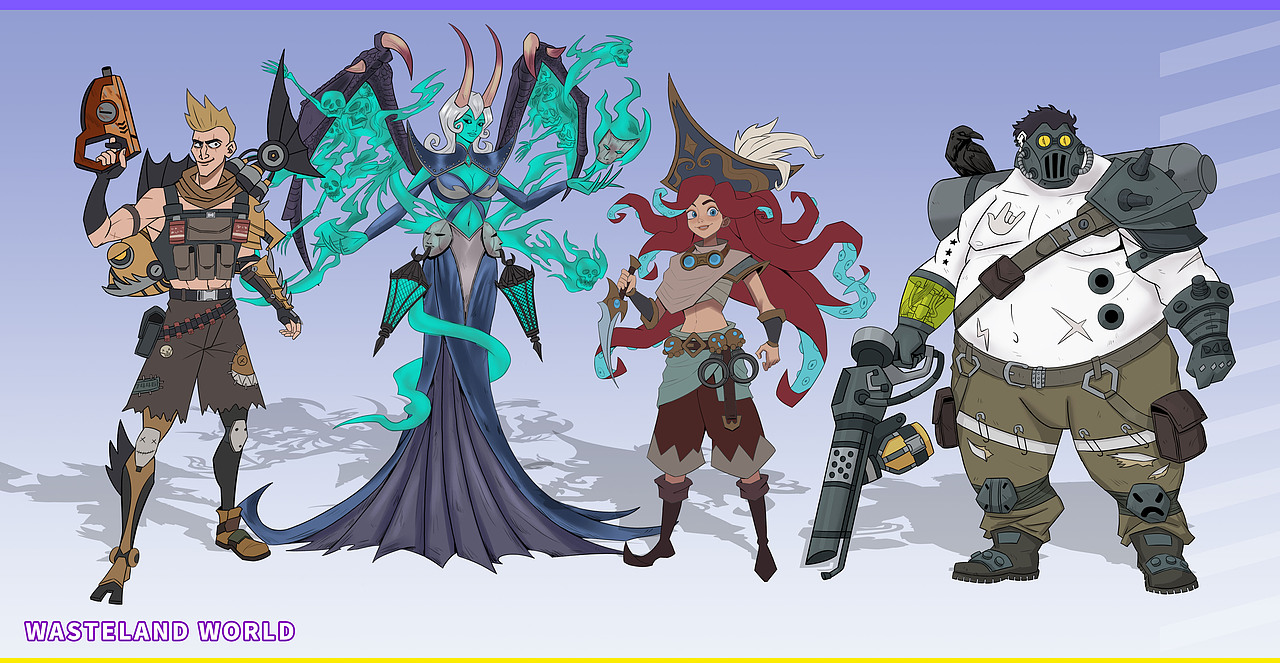 废土角色设计（图ZMzYyNTY5MDgw） - 游戏原画 - 站酷设计师Tashuke原创素材 - 站酷ZCOOL